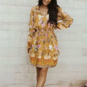 Boho Border Print Dress New with our tags small